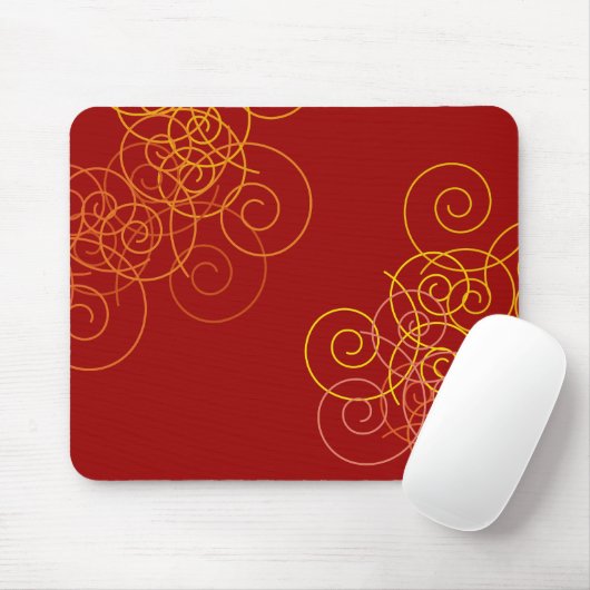Circular pattern Mousepad Muismat (Met muis)