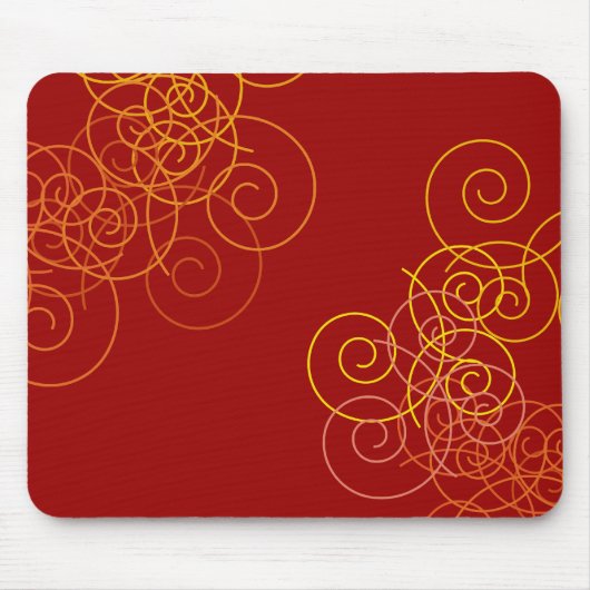 Circular pattern Mousepad Muismat (Voorkant)