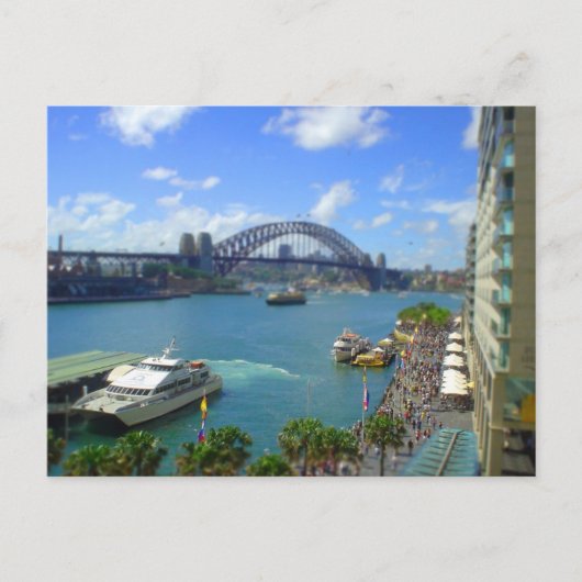 Circular Quay Sydney Briefkaart (Voorkant)