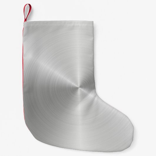 Circular slabs metal iron kleine kerstsok (Voorkant)