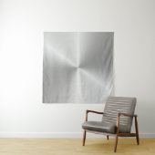 Circular slabs metal iron wandkleed (In situ)