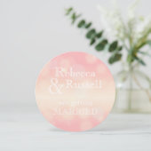 Circular Soft Pastel Invitation Kaart (Staand voorkant)