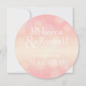 Circular Soft Pastel Invitation Kaart (Voorkant)
