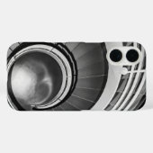 Circular Stairway BW Case-Mate iPhone Case (Achterkant (horizontaal))