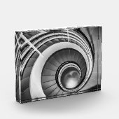 Circular Stairway BW Fotoblokken (Links)