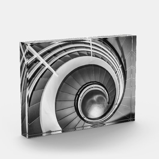 Circular Stairway BW Fotoblokken (Links)