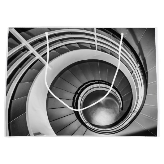 Circular Stairway BW Groot Cadeauzakje (Voorkant)