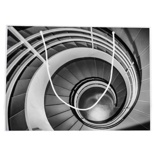 Circular Stairway BW Groot Cadeauzakje (Achterkant)