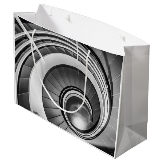 Circular Stairway BW Groot Cadeauzakje (Achterkant Gekanteld)