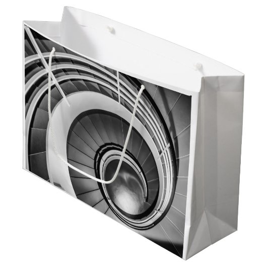 Circular Stairway BW Groot Cadeauzakje (Voorkant Gekanteld)