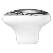 Circular Stairway BW Keramische Knop (Zijkant)