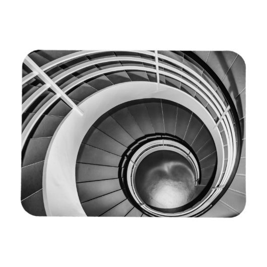 Circular Stairway BW Magneet (Horizontaal)