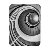 Circular Stairway BW Magneet (Verticaal)
