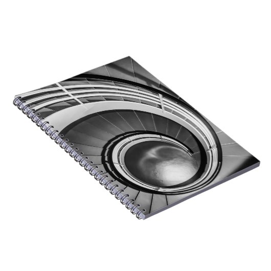 Circular Stairway BW Notitieboek (Rechterzijde)