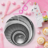 Circular Stairway BW Papieren Bordje (Feest)