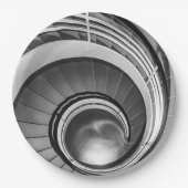 Circular Stairway BW Papieren Bordje (Voorkant)