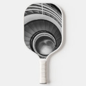 Circular Stairway BW Pickleball Paddle (Voorkant)