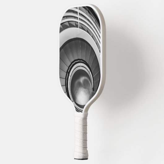 Circular Stairway BW Pickleball Paddle (Links)