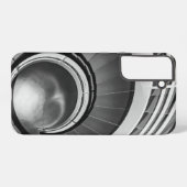 Circular Stairway BW Samsung Galaxy Hoesje (Achterkant horizontaal)