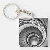 Circular Stairway BW Sleutelhanger (Voorkant)