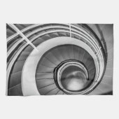 Circular Stairway BW Theedoek (Horizontaal)