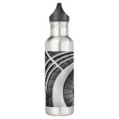 Circular Stairway BW Waterfles (Links)