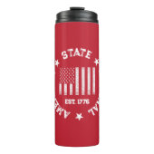 Circular Stamp American State National Est 1776 Thermosbeker (Voorkant)