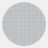 Circular sticker with a detailed geometric pattern (Voorkant)