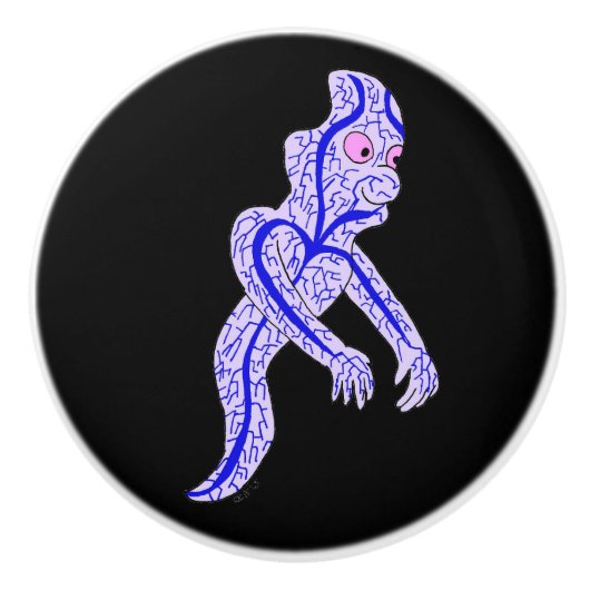Circulatoire geest keramische knop (Voorkant)