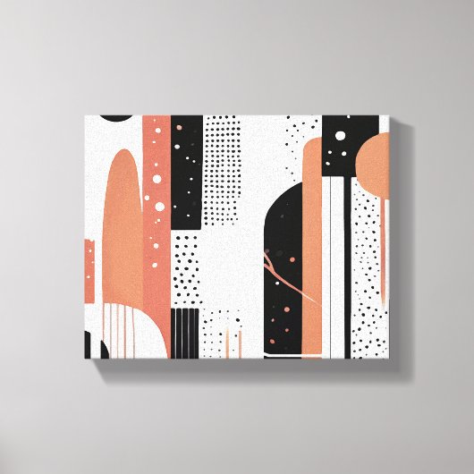 círculos boho canvas afdruk (Voorkant)