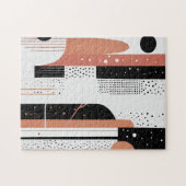 círculos y formas abstractas boho legpuzzel (Horizontaal)