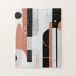 círculos y formas abstractas boho  legpuzzel