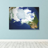 Circum-Arctic permafrost Canvas Afdruk (Insitu (Houten vloer))