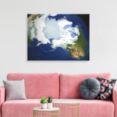 Circum-Arctic permafrost Canvas Afdruk (Insitu (Woonkamer))