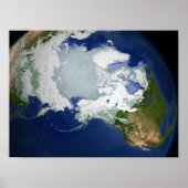 Circum-Arctic permafrost Poster (Voorkant)