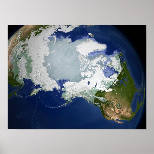 Circum-Arctic permafrost Poster (Voorkant)