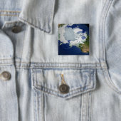 Circum-Arctic permafrost Vierkante Button 5,1 Cm (In situ)