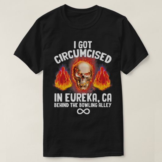 Circumcuit Bowling Odst-specifieke Humor Weird Fun T-shirt (Design voorkant)