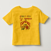 Circus 4th Birthday Tshirts en cadeautjes (Voorkant)