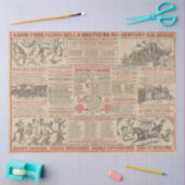 Circus Acrobat  krant Typografie Tissuepapier (Craft)
