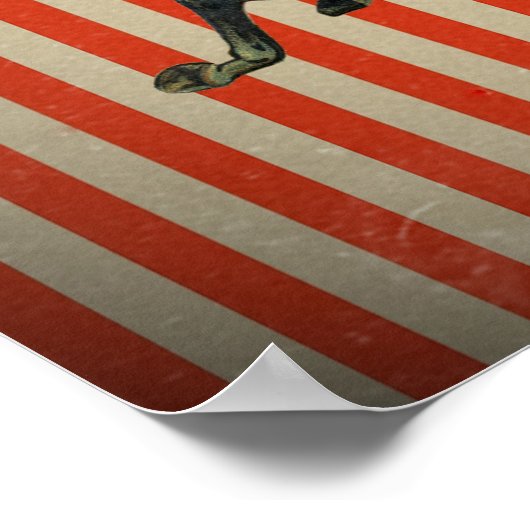  circus acrobat op het poster van het paard (Hoek)