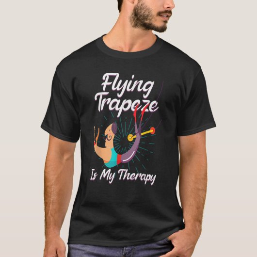 Circus Acrobat Trapeze Carnaval Show-uitvoerder T-shirt (Voorkant)