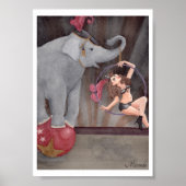 Circus Act Art Print Geschikt voor Framing Miranda (Voorkant)