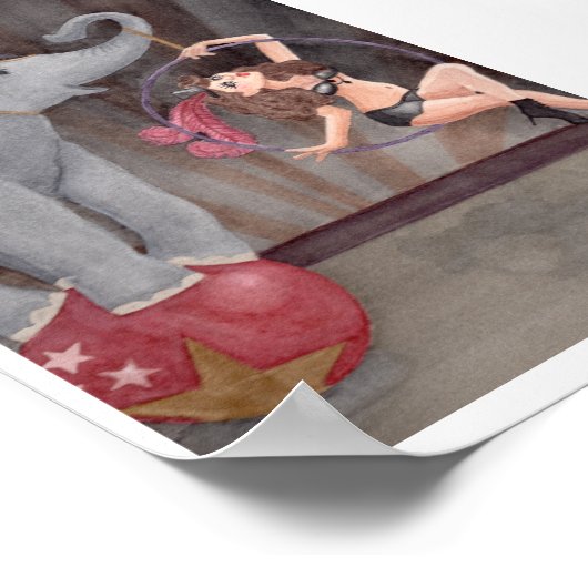Circus Act Art Print Geschikt voor Framing Miranda (Hoek)