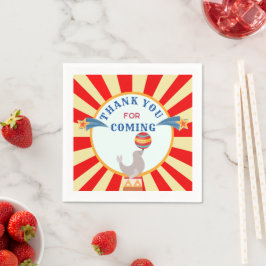 Circus Act Dank je feestservetten Servet