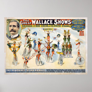  Circus Act The Great Wallace Shows Poster