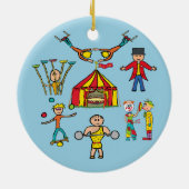 Circus Acts Keramisch Ornament (Achterkant)
