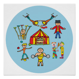 Circus Acts Perfect Poster