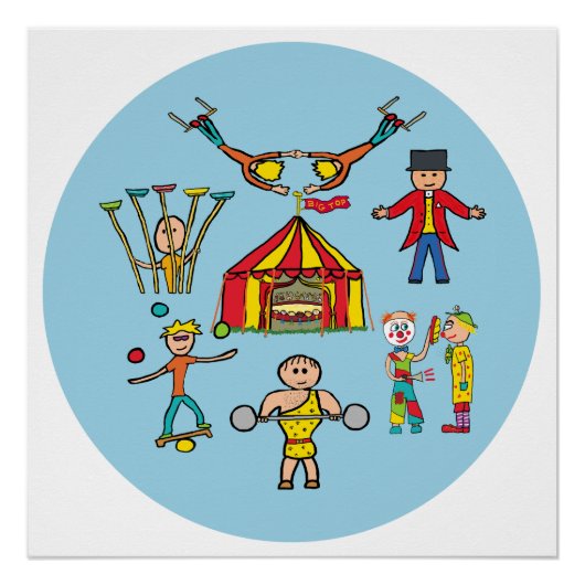 Circus Acts Perfect Poster (Voorkant)