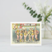  Circus Advertentie met Fietsers Briefkaart (Staand voorkant)